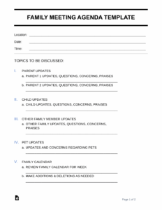 family-meeting-documentation-template