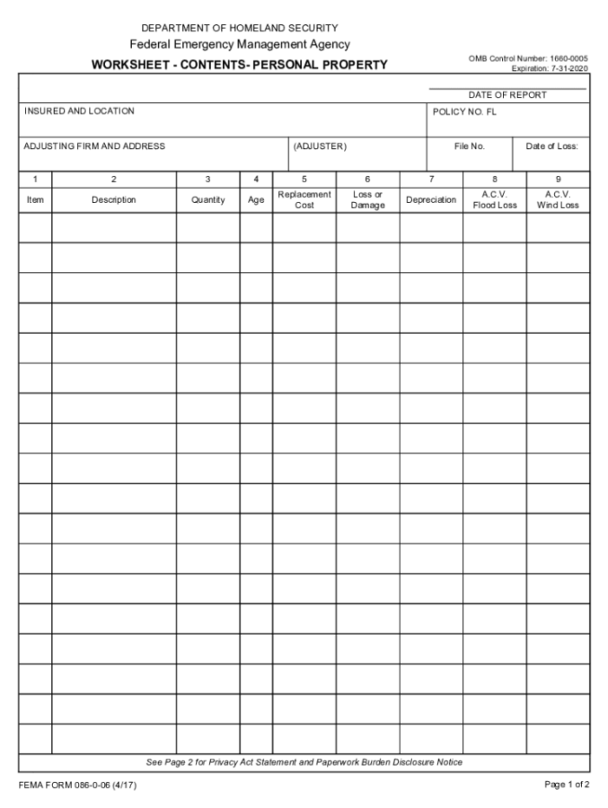 Fema Lab Report Example Fema Data Documentation Template