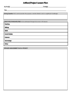 historical-artifact-documentation-template