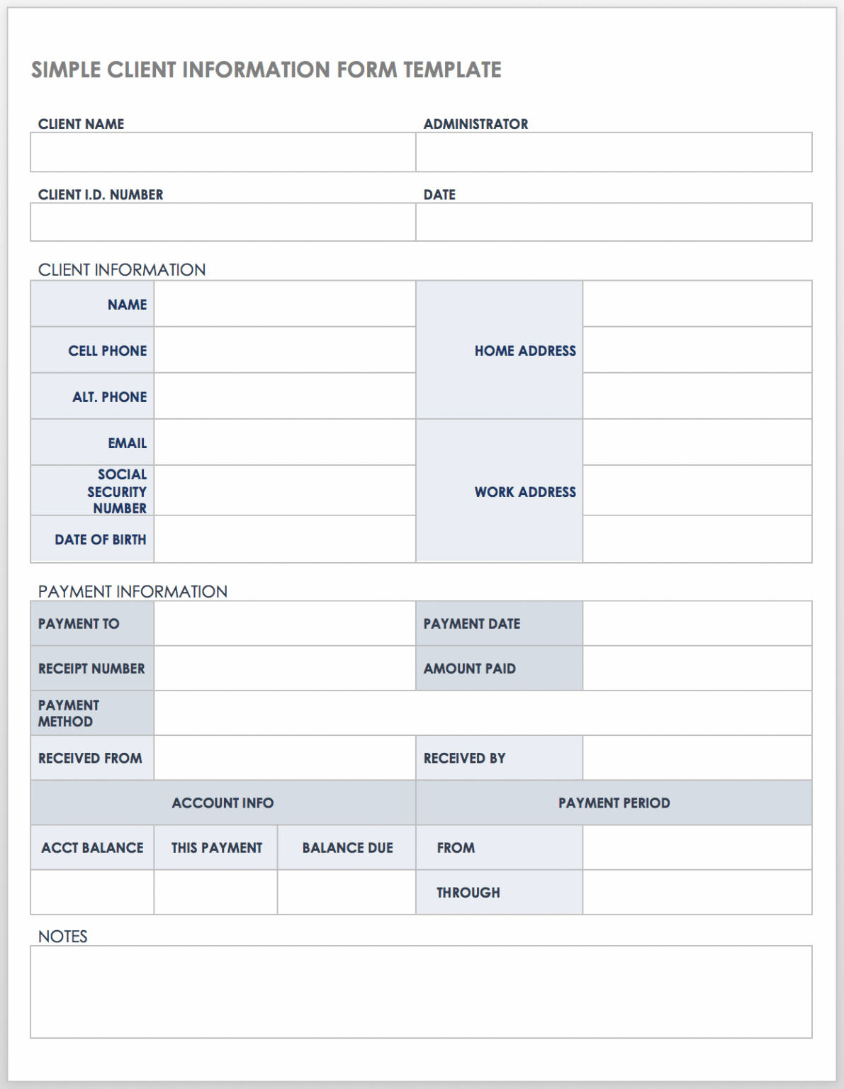 It Client Documentation Template