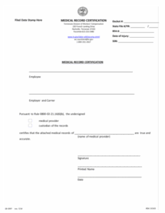 medical-documentation-certification-of-medical-records-template