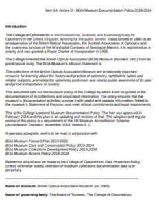 museum-documentation-policy-template