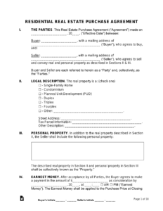 private-seller-condo-property-documentation-template