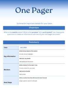 single-page-documentation-template