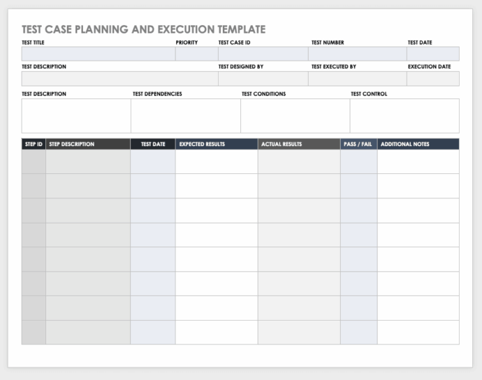 Testing Document Template Databricks Example.pdf Software Test Documentation Template