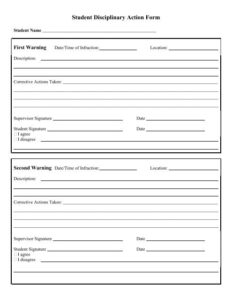 student-discipline-documentation-form-template