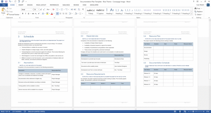 Technical Documentation Standards Template