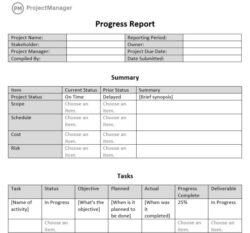 Work Assignment Progress Documentation Template work-assignment-progress-documentation-template
