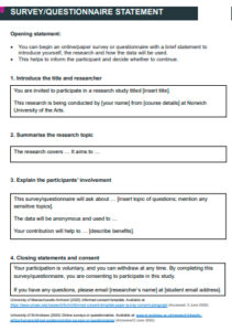 Answer Honestly Survey Template Statement answer-honestly-survey-template-statement