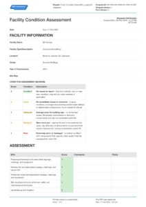 building-services-condition-survey-template