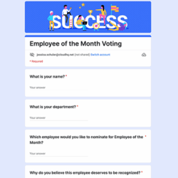 Employee of the Month Survey Template employee-of-the-month-survey-template