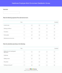 healthcare-employee-satisfaction-survey-template