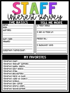 private-school-staff-survey-template