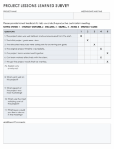 project-lessons-learned-survey-template