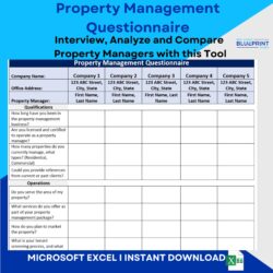 property-management-market-survey-template