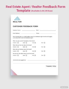 real-estate-feedback-survey-template