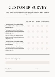 simple-customer-service-survey-template