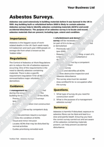 type-1-asbestos-survey-template