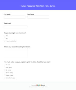 work-from-home-survey-template