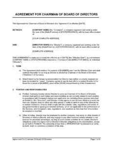 Board Of Directors Contract Template board-of-directors-contract-template