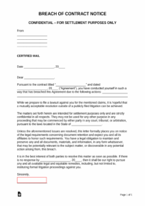 breach-of-contract-clause-template