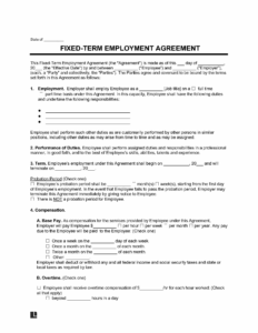 Fixed Term Employment Contract Template fixed-term-employment-contract-template