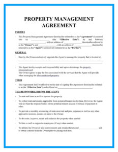 Free Property Management Contract Template free-property-management-contract-template