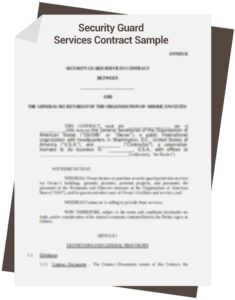 Free Security Guard Contract Template free-security-guard-contract-template