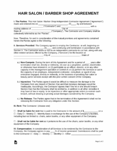 hair-salon-commission-contract-template