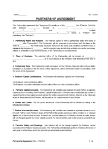 Small Business Partnership Contract Template small-business-partnership-contract-template