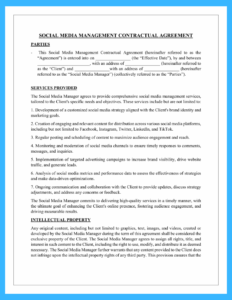 social-media-management-contract-template