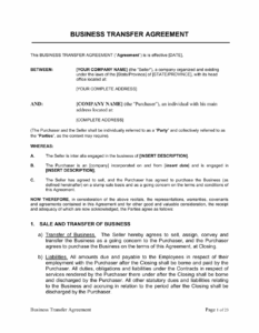 Transfer Of Business Ownership Contract Template transfer-of-business-ownership-contract-template