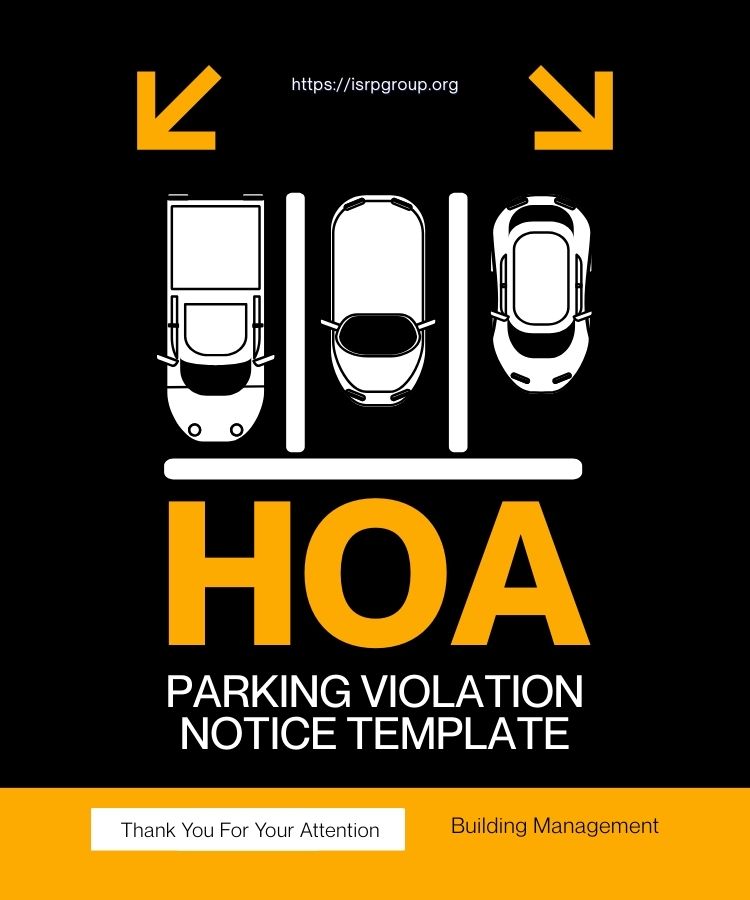 Hoa Parking Violation Notice Template