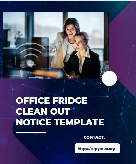 Office Fridge Clean Out Notice Template