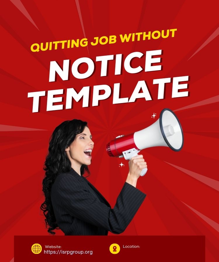 Quitting Job Without Notice Template