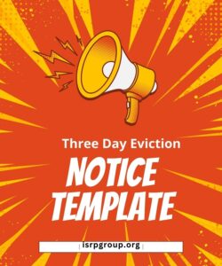 Three Day Eviction Notice Template Three Day Eviction Notice Template