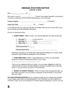 free-indiana-eviction-notice-template
