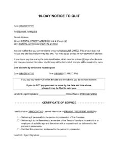 party-wall-10-day-notice-template