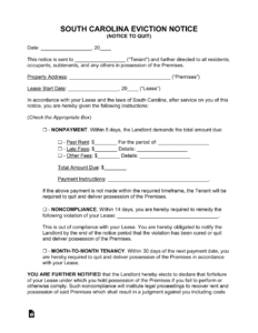 south-carolina-eviction-notice-template