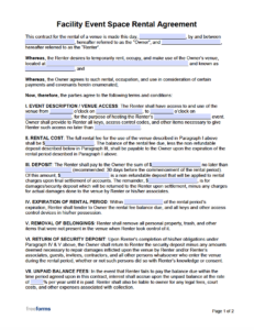 Banquet Hall Rental Contract Template banquet-hall-rental-contract-template