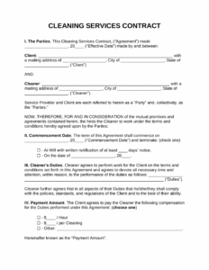 Commercial Cleaning Service Contract Template commercial-cleaning-service-contract-template