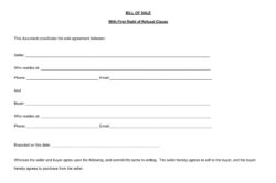 first-right-of-refusal-horse-contract-template