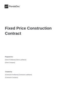 Fixed Price Building Contract Template fixed-price-building-contract-template