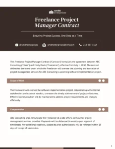 freelance-project-manager-contract-template