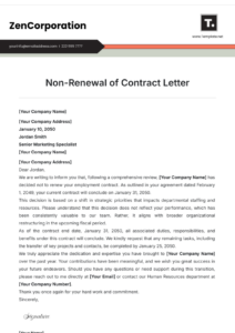 Non Renewal of Employment Contract Letter Template non-renewal-of-employment-contract-letter-template