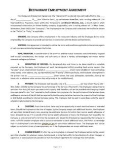 restaurant-manager-employment-contract-template