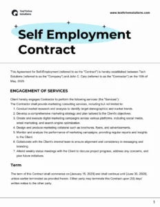 Self Employed Work Contract Template self-employed-work-contract-template