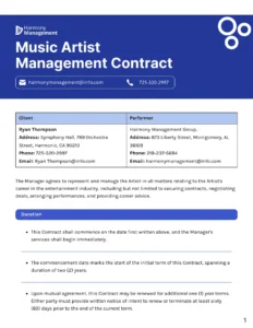artist-management-contract-template