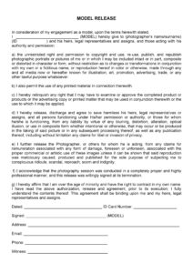 photography-model-call-contract-template