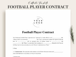 Semi Pro Football Contract Template semi-pro-football-contract-template